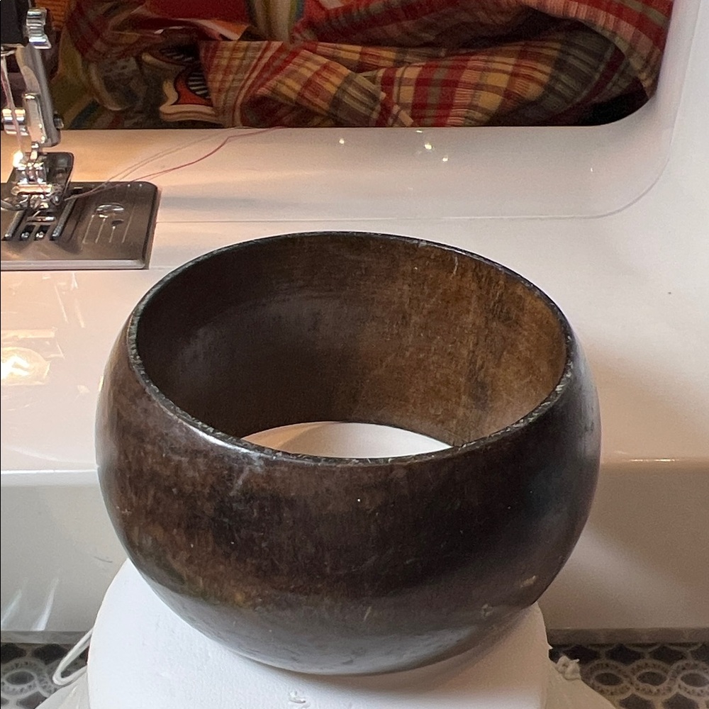 Dark Brown Wooden Bangle